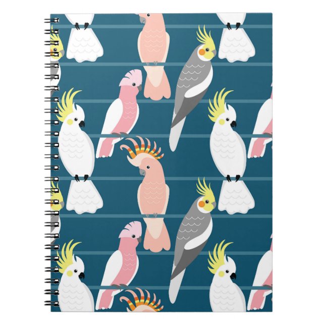 Carnet Parrots de dessin : Motif mignon (Devant)