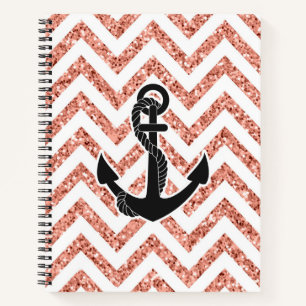 Carnet Parties scintillant Chevrons