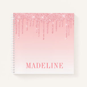 Carnet Parties scintillant moderne tendance rose flou mod
