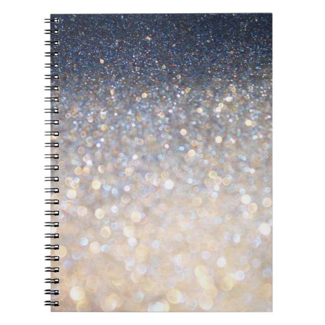 Carnet Parties scintillant or (Devant)