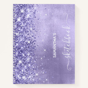 Carnet Parties scintillant périphérique Lavender Blue Gir