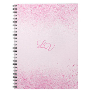 Carnet Parties scintillant rose chatoyante Poussière phot