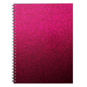Carnet Parties scintillant rose chaud
