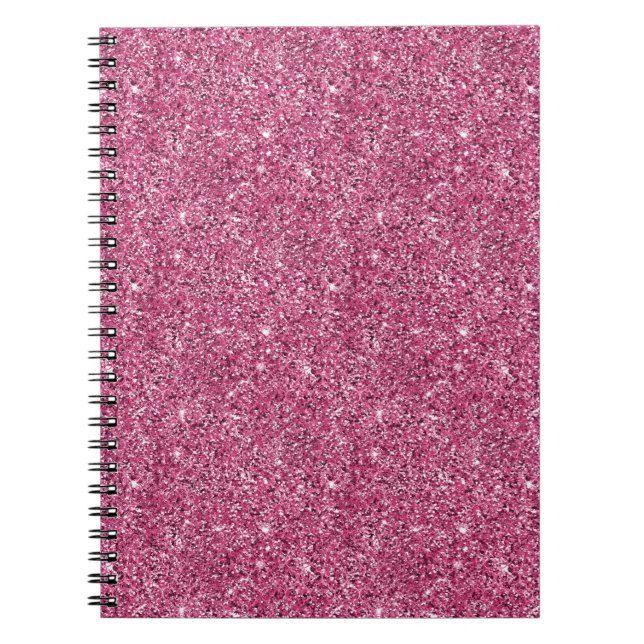 Carnet Parties scintillant rose Glitz (Devant)