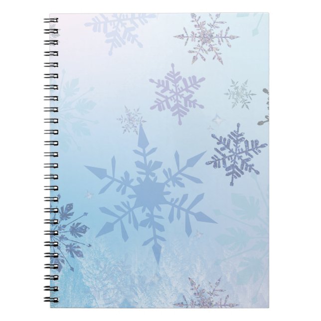 Carnet Parties scintillant Snowflake Snowflake Mountain H (Devant)