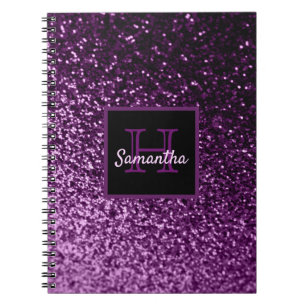 Carnet Parties scintillant violet girly brillant glam mon