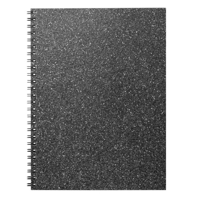 Carnet Parties scintillantes noires (Devant)