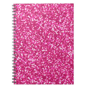 Carnet Parties scintillantes roses de scintillement