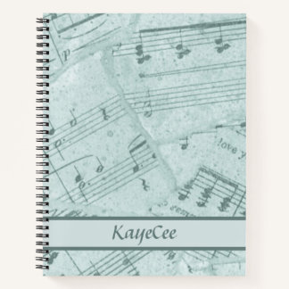 Carnet Partition personnalisée