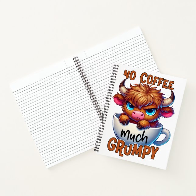 Carnet Pas de café beaucoup grincheux  (Intérieur)