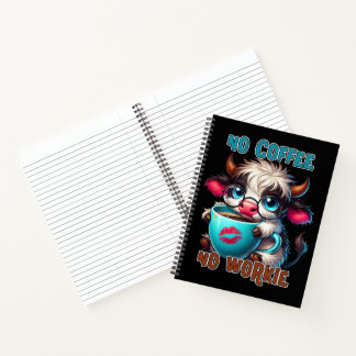 Carnet Pas de café, pas de travail 
