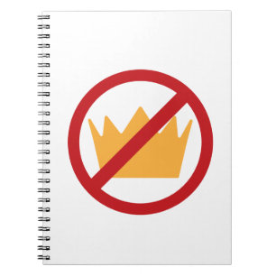Carnet PAS DE ROIS ! Anti-Trump White
