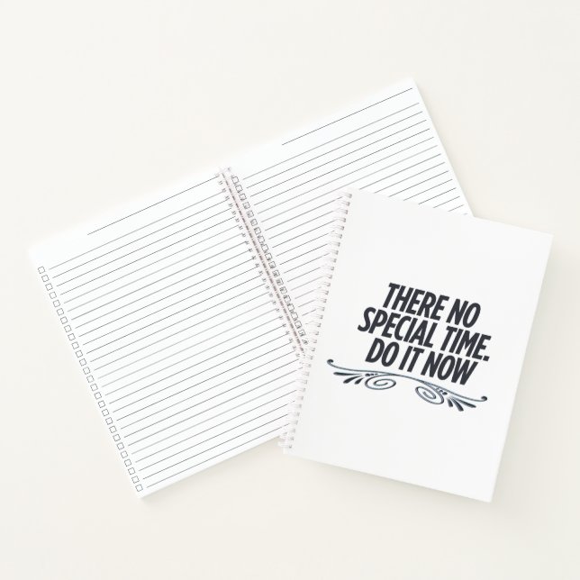 Carnet Pas De Temps Parfait - Citation De Typographie Mot (Intérieur)