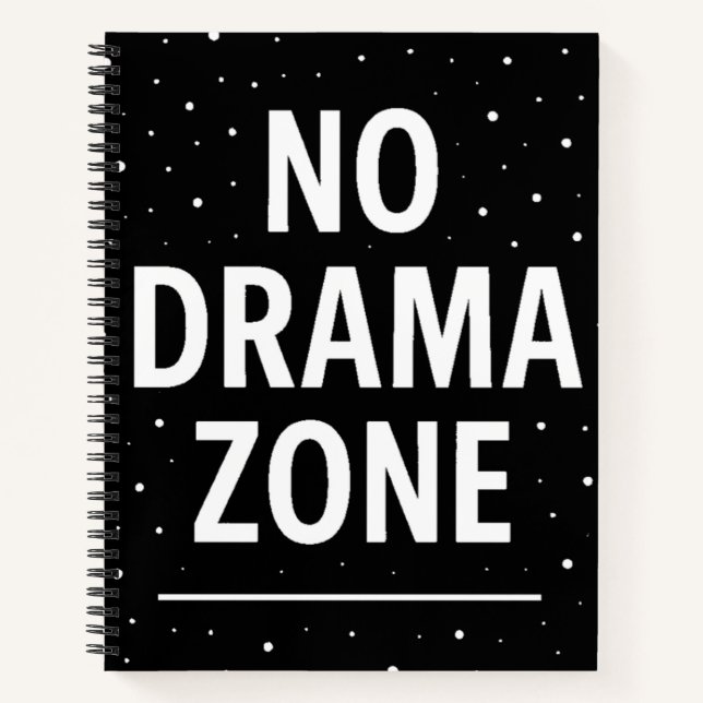 Carnet Pas de zone dramatique - Paix personnelle (Devant)