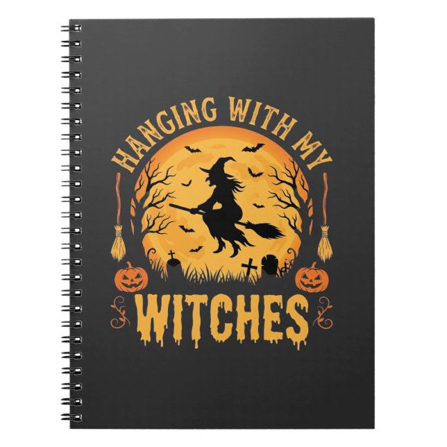 Carnet Passer l'Halloween avec mes sorcières (2) (Devant)