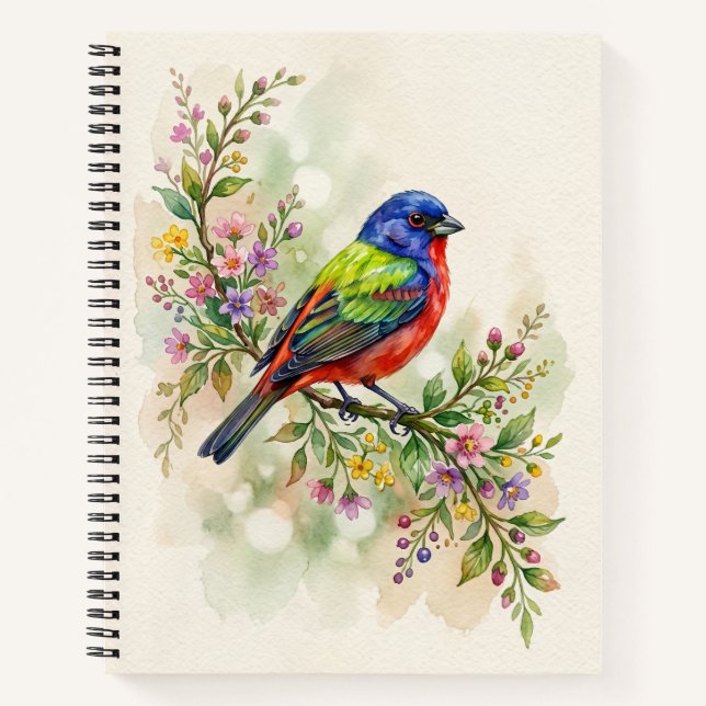 Carnet Passerin indigo (Devant)