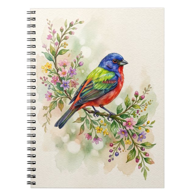 Carnet Passerin indigo (Devant)