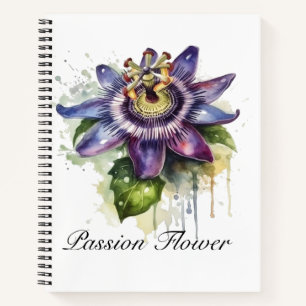 Carnet Passionné Purple Passion Fleur