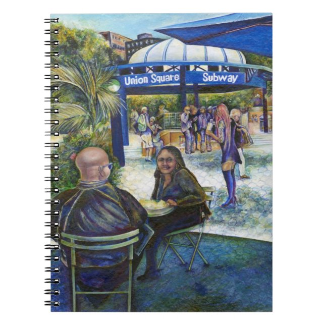 Carnet Passionnés Jouer dans le parc, New York (Devant)