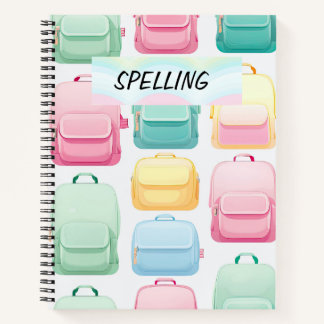 CARNET PASTEL COLORED SCHOOL BACKPACKS