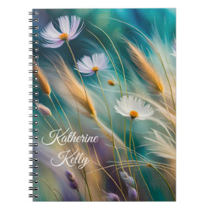 Carnet Pastel Cosmos et graminées, Whispers of Nature