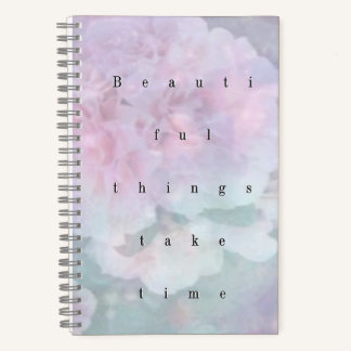 Carnet Pastel Dream Floral Spiral Notebook.