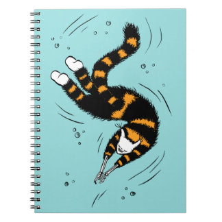 Carnet Pastel Goth Chat Skeleton