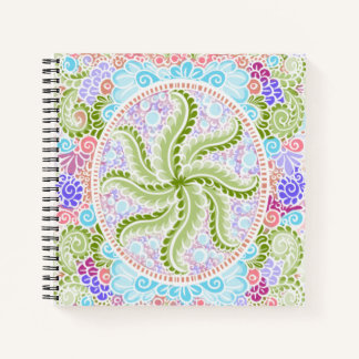 Carnet Pastel Nature Mandala Art