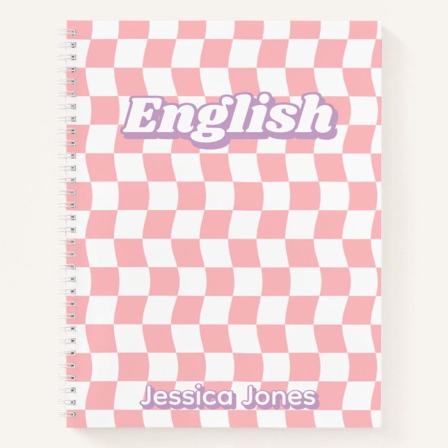 Carnet Pastel Pink Chancelier Anglais (Devant)