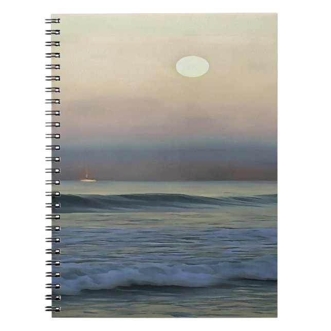 Carnet Pastel Pink et Blue Dalyan Beach Sunset (Devant)