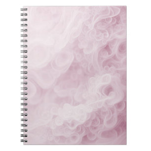 Carnet Pastel Pink Swirl Abstrait