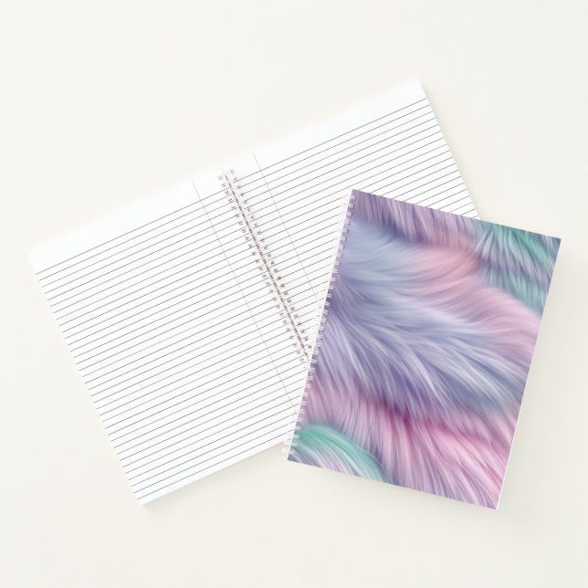 Carnet Pastel Rainbow Fur (Intérieur)
