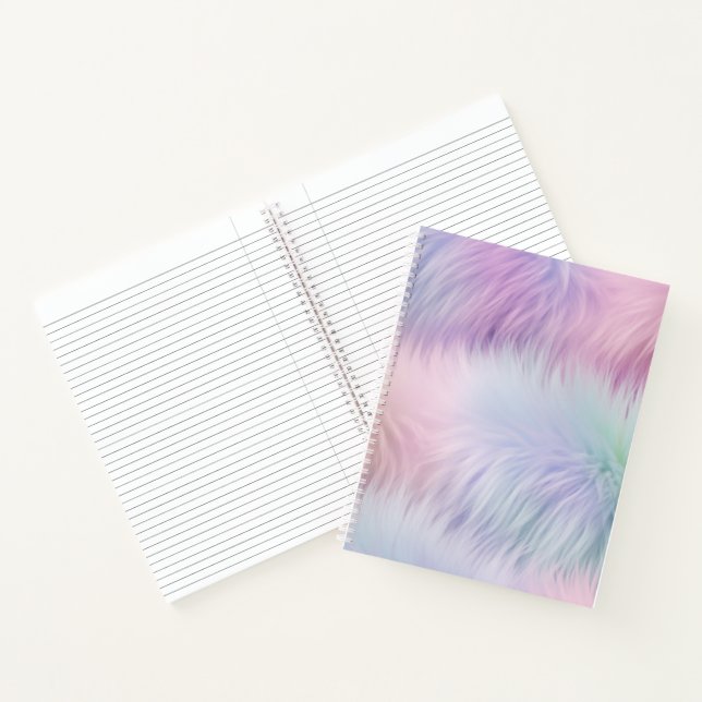 Carnet Pastel Rainbow Fur (Intérieur)