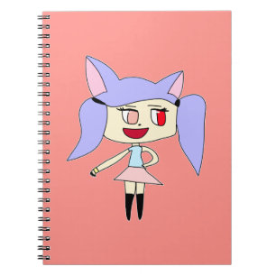 Carnet Pastel Wolf Girl