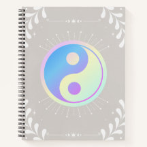 Pastel Yin-Yang notebook