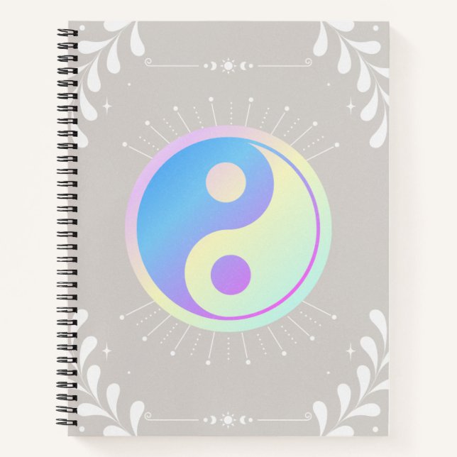 Carnet Pastel Yin-Yang notebook (Devant)
