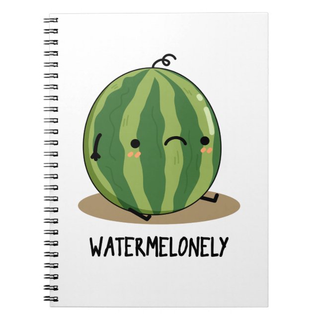 Carnet Pastèque drôle de jeu de mots sur les fruits de pa (Devant)