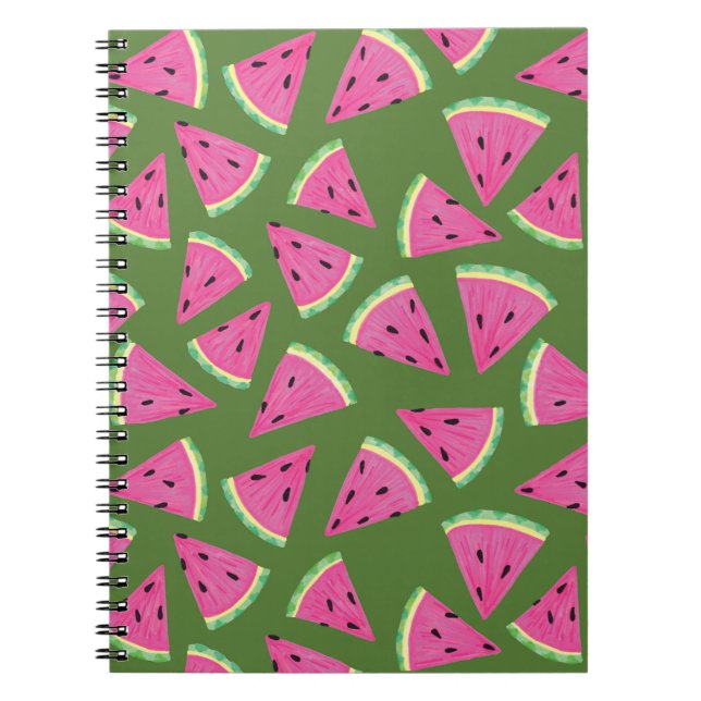 Carnet Pastèque Été Tropical (Devant)