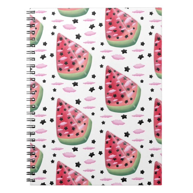 Carnet Pastèque étoile  (Devant)
