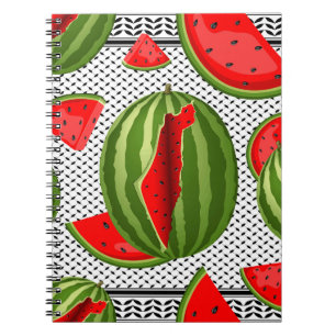 Carnet Pastèque Palestine - Slice
