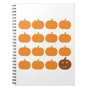 Carnet Patch Citrouille d'Halloween mignon