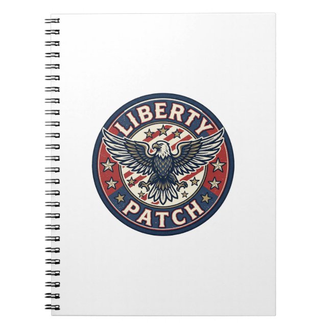 Carnet Patch de liberté patriotique Broderie (Devant)
