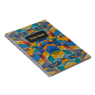 Carnet Patches colorées - Couette de look ethnique - Votr