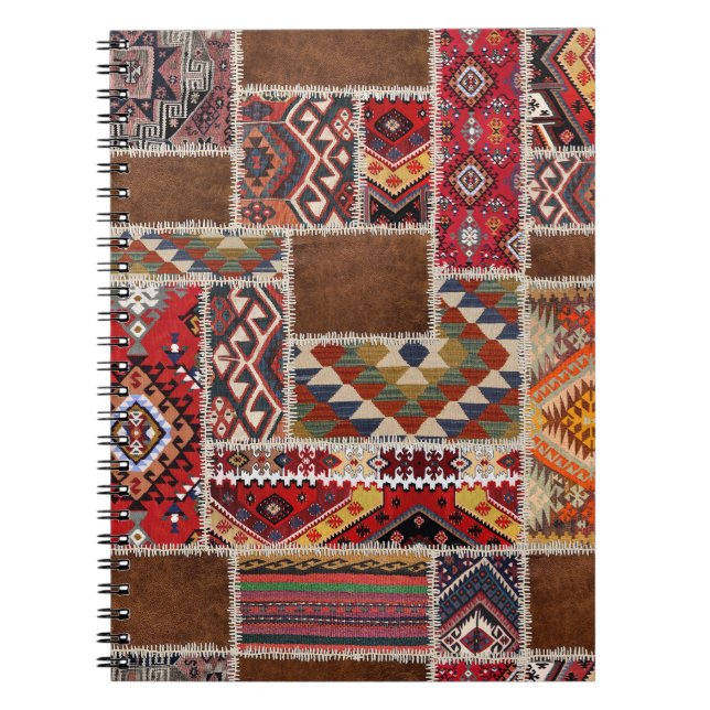 Carnet Patchwork de tapis traditionnel : Décor de tapis d (Devant)