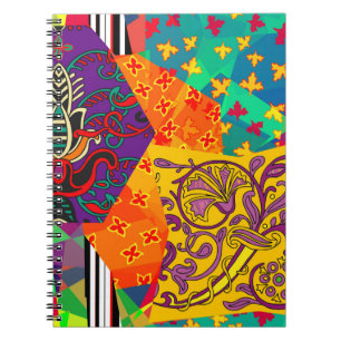 Carnet Patchwork indien turc festier Mandala