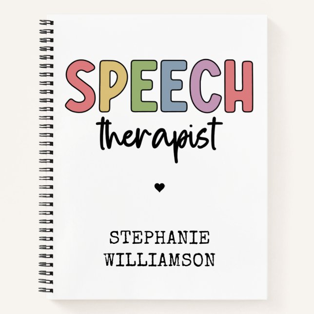 Carnet Pathologiste orthophoniste sur mesure SLP (Devant)