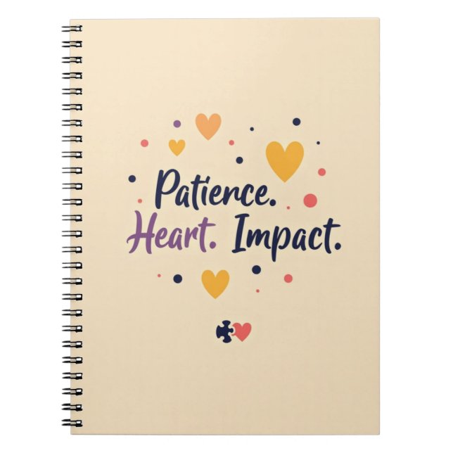 Carnet Patience. Cœur. Impact. – Édition professeur ÉSPE (Devant)