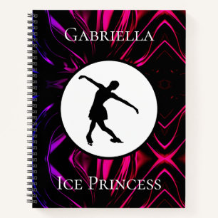 Carnet Patinage artistique "Princesse de glace" Personnal