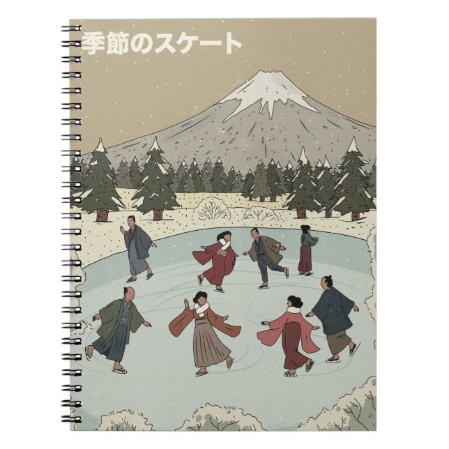 Carnet Patinage sur glace saisonnier (Devant)