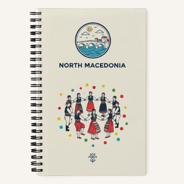 Carnet Patrimoine et folklore de Macédoine du Nord : phot (Recto)